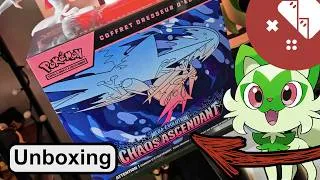 Miniature : 📦 Unboxing : Le Coffret Dresseur d’élite Méga-Évolution – Chaos Ascendant (Cartes  Pokémon)