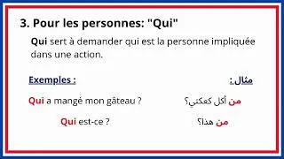 Miniature : Apprenez à Poser des Questions en Français Facilement Guide Pratique + Exemples! تعلم اللغة الفرنسية