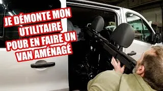 Miniature : Démontage d'un utilitaire double cabine pour en faire un van aménagé !