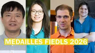 Miniature : Médaille Fields 2026 : qui sont les 4 lauréats? Parcours/Distinctions/Travaux.
