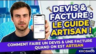 Miniature : Comment faire un devis et une facture quand on est artisan - KHOSMOS