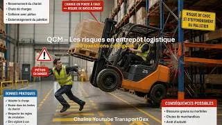 Miniature : QCM – Les risques en entrepôt logistique 20 questions corrigées CACES R489 test théorique