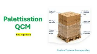Miniature : Palettisation facile QCM 20 questions corrigées
