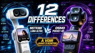 Miniature : 12 DIFFÉRENCES entre L'INSTA360 LUNA ULTRA et L'OSMO POCKET 4P
