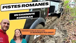 Miniature : Vlog France Korrigan RB04 : BIVOUAC (boueux) en Charente avec la REMORQUE TOUT-TERRAIN M20