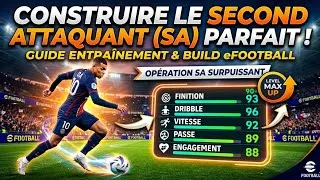 Miniature : COMMENT ENTRAÎNER VOS SECOND ATTAQUANT (SA) SUR eFOOTBALL ! 🔥