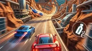 Miniature : Course de folie ! Dépassements incroyables et vitesse maximale | Car Race Gameplay