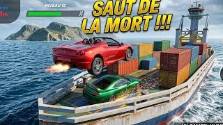 Miniature : Le saut le plus fou de Car Race ! 😱 Ferrari vs Ferry