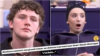 Miniature : Star Academy : Bastiaan annonce son grand retour au château et promet une demi-finale électrique