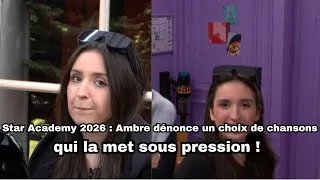 Miniature : Ambre agacée avant la demi-finale : “On me donne toujours des chansons de nommés”