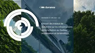 Miniature : Portrait des travaux de recherche sur les infrastructures vertes urbaines au Québec