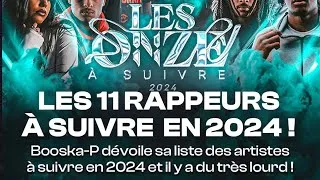 Miniature : Les 11 rappeurs à suivre en 2024 selon Booska-P, il y a du très lourd !