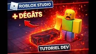 Miniature : Comment Créer un Objet qui Fait des Dégâts sur Roblox Studio !