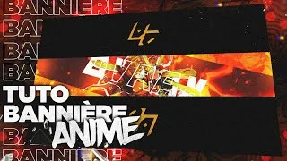 Miniature : COMMENT FAIRE UNE BANNIÈRE STYLE ANIME ? - [DEMON SLAYER]