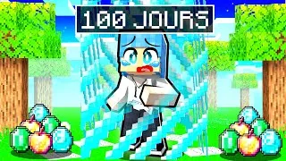 Miniature : J'ai Survécu 100 JOURS Bloqué Dans Cette Bordure 1x1 Minecraft...