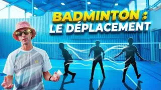 Miniature : Badminton débutant : le déplacement essentiel en 4 zones pour passer de P à D (refus de revers)