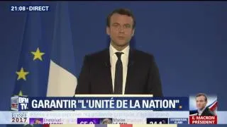 Miniature : Emmanuel Macron : Premier discours solennel; Président de la République Française