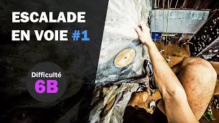 Miniature : 2024, semaine 14 📅 Voie noire ▶️ Difficulté 6B | Escalade en voie 🧗‍♂️Épisode 1