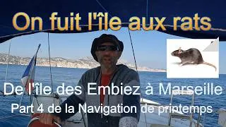 Miniature : Voilier: Une île colonisée par les rats ! Nous fait changer de mouillage. Du cap Sicié à Marseille