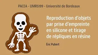 Miniature : Reproduction d'objets par prise d'empreinte en silicone et tirage de répliques en résine