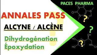 Miniature : Annales PASS corrigées Chimie Organique: Alcène et Alcyne