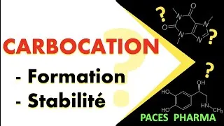 Miniature : Carbocation - Définition - Hybridation sp2- Stabilité relative des carbocations