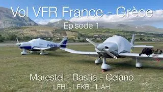 Miniature : VFR France Grèce épisode 1 - LFHI Morestel LIAH Celano
