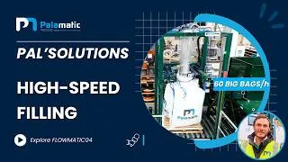 Miniature : How to maximize filling efficiency and stability of big bags at high speeds : 60 big bags per hour