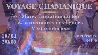 Miniature : Voyage Chamanique  les astres, Mars Palès Louve Blanche et Layone Runes www.artherchamanique.com