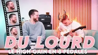 Miniature : High gain, drop tuning, noise gate : le board métal de Nelson Martins