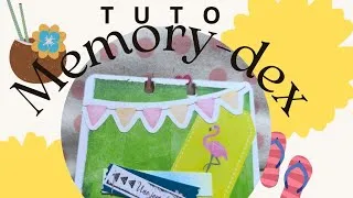 Miniature : Scrapbooking : memory-dex estival et coloré ! (TUTO DÉBUTANT)