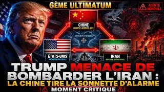 Miniature : Trump menace de bombarder l'Iran : La Chine tire la sonnette d'alarme 