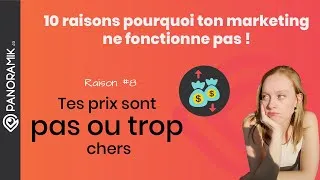 Miniature : Tes prix sont pas ou trop chers - Raison #8 pourquoi ton marketing ne fonctionne pas