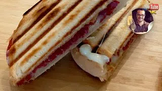 Miniature : CROQUE BURGER AU FROMAGE A RACLETTE
