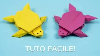 Miniature : Comment faire une Tortue en Origami Facile (Tuto complet)