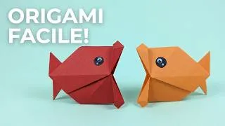 Miniature : Comment faire un POISSON en ORIGAMI Facile (Tuto Débutant)