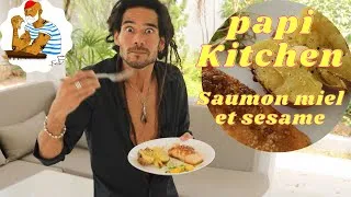 Miniature : Recette gourmande avec amour  - Saumon Miel Sesame
