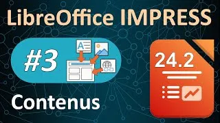 Miniature : LibreOffice Impress 3/6 - insérer du contenu dans un diaporama