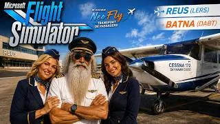 Miniature : Traverser la Méditerranée en Cessna 172 avec des passagers à bord ! | Microsoft Flight Simulator