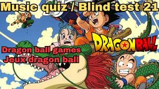 Miniature : [Music quiz/Blind test 21]  Dragon Ball games / jeux vidéo dragon ball