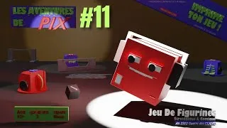Miniature : Création-Jeu De Société (Figurines) #11- Les Aventures De Pix - Blender, Krita, Inkscape.