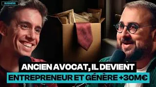 Miniature : Ex-avocat, il crée une Startup à 30M€ dans la Tech: "Je ne savais même pas coder" - Romain Paillard​