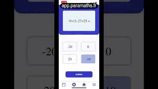 Miniature : Mise à jour de mon appli de maths