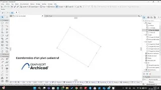 Miniature : ARCHICAD: Rentrer les coordonnées d'un plan cadastral