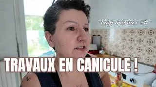 Miniature : "🏠 Défi & Canicule" : VLOG TRAVAUX 6 : Rénover sa cuisine par 28°C... Vais-je y arriver ?