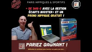 Miniature : Plus de 3610 € gagnés avec la gestion Écarts Booster+ | Gagner au Quinté avec Excel