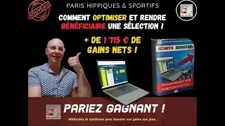 Miniature : + de 1715 € de bénéfices en jouant un prono hippique déficitaire | Gagner avec Excel