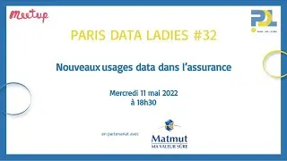 Miniature : Paris Data Ladies #32 - Nouveaux usages data dans l'assurance