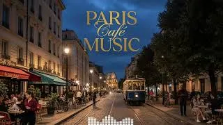 Miniature : Romantic Paris Cafe Ambience 🎻 Relaxing French Music for a Cozy Rainy Day