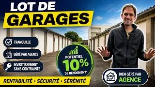 Miniature : Investissement locatif rentable et sans gestion : 12 garages